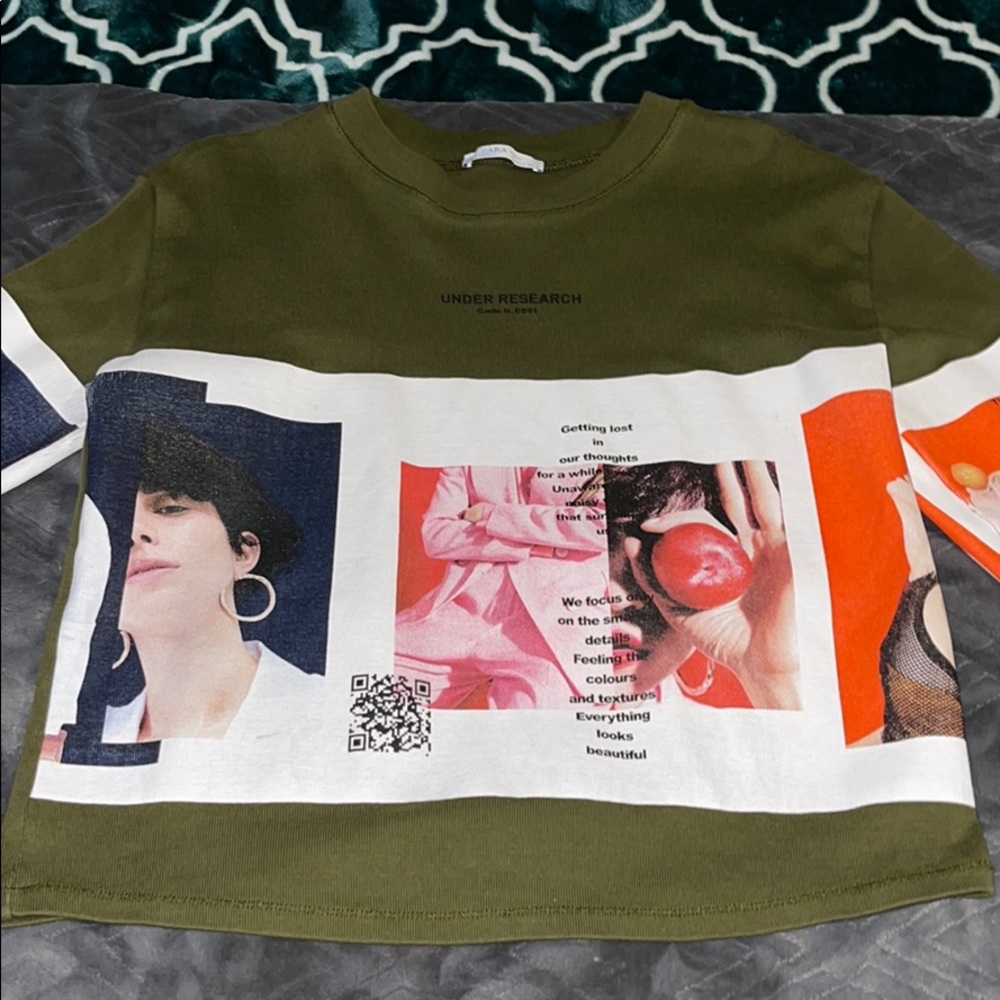 Dark-ish Green Stylish Pop Long Sleeve